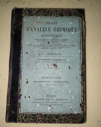 Libro vintage "Traité d'Analyse Chimique Quant...