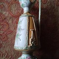 Vaso Gialletti V.G. Deruta decorato a mano vintage