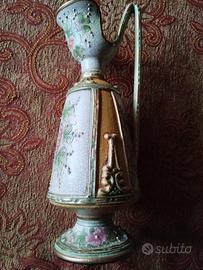 Vaso Gialletti V.G. Deruta decorato a mano vintage