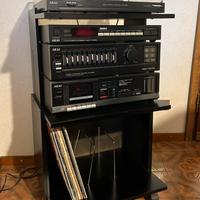 Impianto Stereo HiFi vintage con casse originali