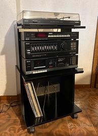 Impianto Stereo HiFi vintage con casse originali