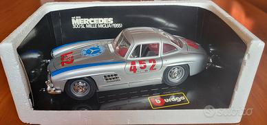 Modellino Burago 1:18 Mercedes 300SL MILLEMIGLIA