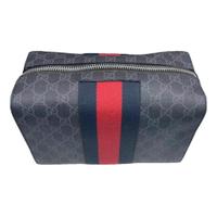 Beauty case in pelle tela Gucci Ophidia GG Supreme