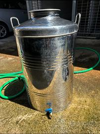 Fusto / serbatoio acciaio inox 100 lt.