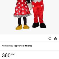 Vestito topolino e minnie