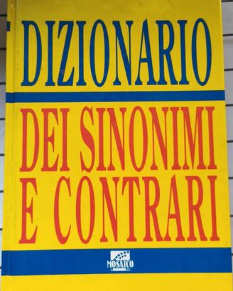 Dizionario dei Sinonimi e Contrari – Ottime condiz