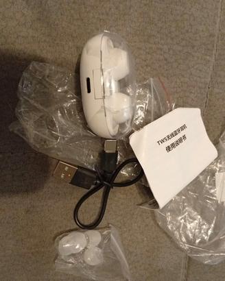 auricolari bluetooth bianchi nuovi 