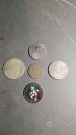 5 medaglie souvenir mondiali calcio