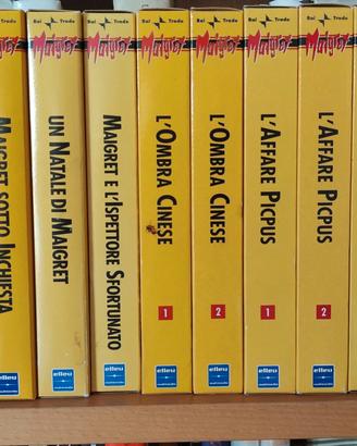 18 VHS - Video Cassette Sceneggiati su Maigret