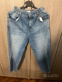 Jeans gamba larga