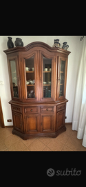 Credenza e Vetrina in legno