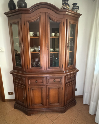 Credenza e Vetrina in legno
