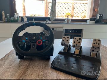 Logitech G29 Driving Force +pedaliera PS4 PS5 PC