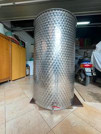 Botte acciaio inox per vino e olio