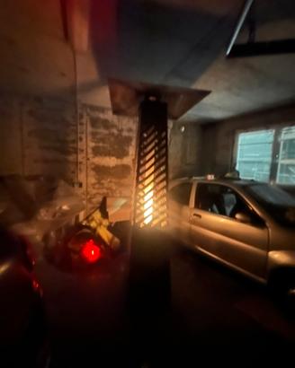 Stufa riscaldatore per esterni a pellet