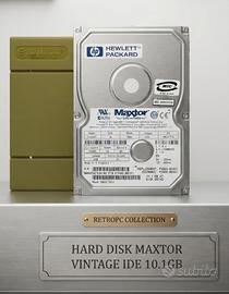 Hard disk Maxtor IDE 10,1GB vintage anni 90