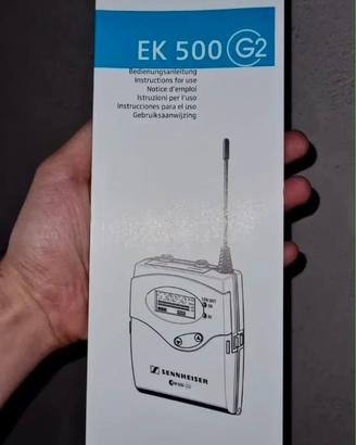 SENNHEISER EK/SK500G2 ricevitore microfono wireles