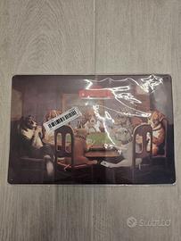 Targa in metallo Cani che giocano a poker 30×20 cm