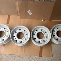 4 CERCHI CMR 12X4,50 PER FIAT 500 N D F L EPOCA