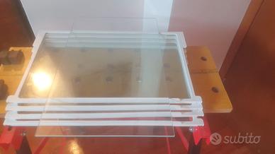 Ripiani Numero 4 di vetro originale Smeg CR321AP 4