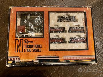 Trenino Lima Micromodel scala N set Prima Serie