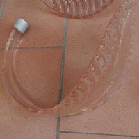 Lampadario vetro di murano, fiori e foglie