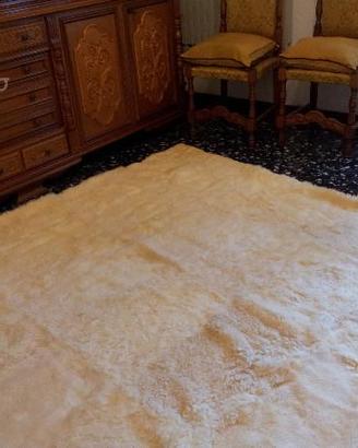 Coperta vera pelle di agnello