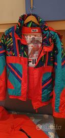 Completo da sci Fila Ski Team Italia vintage