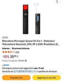 Rilevatore microspie