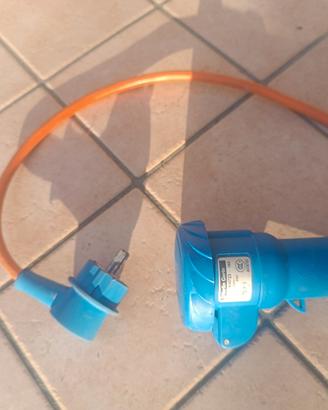 cavo adattatore da spina schuko a presa CEE 16A 