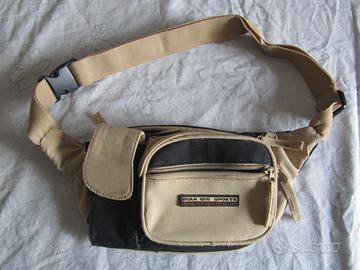 Marsupio da cintura bicolore .