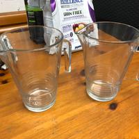 caraffe e floute cristallo bicchieri 