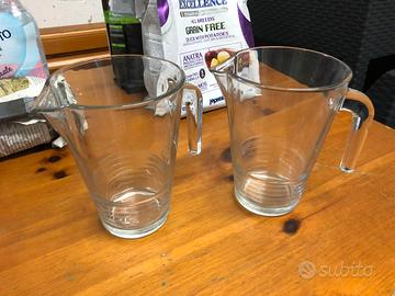 caraffe e floute cristallo bicchieri 