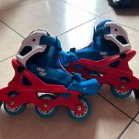Roller bambino PLAY3 blu – taglia regolabil