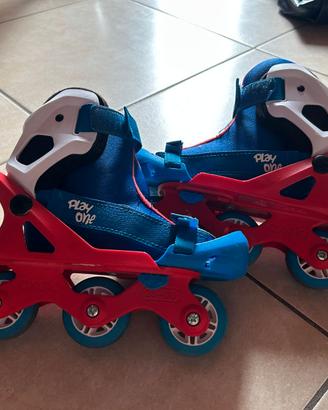 Roller bambino PLAY3 blu – taglia regolabil