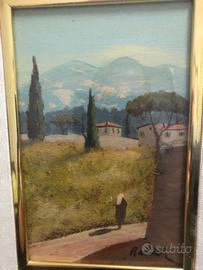 Quadro campagna toscana di Renato