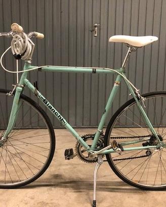 Bici Bianchi da corsa vintage color verde bianchi