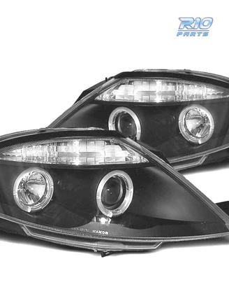 FARI PER CITROEN C3 03-09 ANGEL EYES FONDO NERO