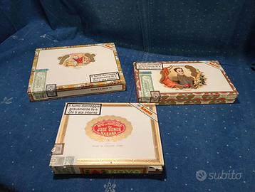 Scatole legno per sigari cubani