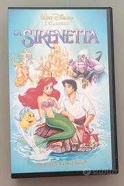 Cassetta VHS Walt Disney La Sirenetta anno 1991