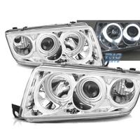 FARI SKODA FABIA 99-07 ANGEL EYES FONDO CROMATO