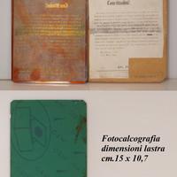 Vecchia lastra matrice fotocalcografia 2