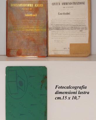 Vecchia lastra matrice fotocalcografia 2