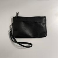 Portamonete nero in pelle PU