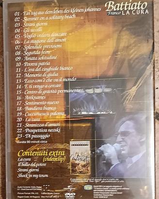 Battiato La cura live DVD