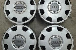 4 Cerchi da 15' in Lega - Audi - 100 200 A4 A6 Pas