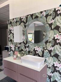 MOBILE BAGNO 120 ROSA CANNETTATO