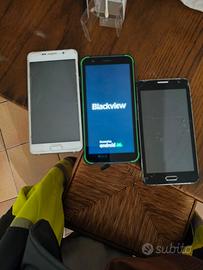 3 cellulari non funzionanti 