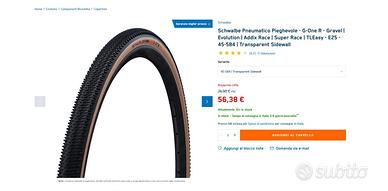 Schwalbe G-One-R Gravel nuovo