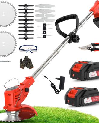 Decespugliatore a Batteria, Tagliaerba Elettrico a